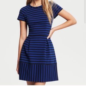 Striped Short Sleeve Banana Republic Dress